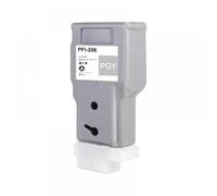 PHOVYAFI Cartouche d'encre à Jet d'encre Compatible 300 ML Compatible avec IPF6400 IPF6450 IPF6400S IPF6450S IPF6400SE PFI206 PFI-206(PGY)
