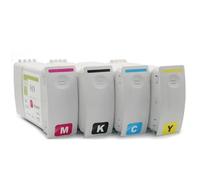 PHOVYAFI Cartouches à Encre compatibles Compatible avec Design Jet 1050 1050c 1055 1055cm imprimantes C4871A C4846A C4847A C4848A(1 PCS - Black)