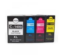 PHOVYAFI CARTRIDE À L'ENK 4COLOR Compatible PGI1400 PGI-1400XL Compatible avec MAXIFY MB2040 MB2340 MB2140 MB2740 IMPRIMES PGI-1400 1400(1 Set)