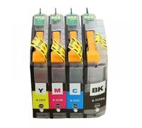 PHOVYAFI CARTRIDGES DE L'INK LC221 LC223 Compatible Compatible avec DCP-J562DW J4120DW MFC-J480DW J680DW J880DW J5320DW Imprimantes(4 Set)