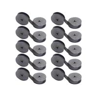 PHOVYAFI Compatible 10pcs / 20pcs gr1 Ruban de Machine à écrire GR-1 din2103 1/2 Pouce Compatible avec l'Olympia Universal Black Red Printing(Black 10pcs)