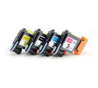 PHOVYAFI Compatible 11 Print Head C4810A C4811A C4812A C4813A Compatible avec l'impression à Jet avec Design Jet 500 500ps 800 800ps 815mfp 820mfp(4Color 1set)