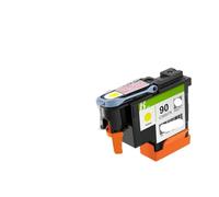 PHOVYAFI Compatible 90 Printhead C5054A C5055A C5056A C5057A Compatible avec DesignJet 4000 4000ps 4020 4500 4520 Imprimante en Noir Cyan Magenta Jaune(1PC - Yellow)