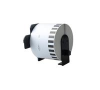 PHOVYAFI DK-22205 Tape d'étiquette Compatible 62 mm x 30,48m Compatible avec Papier en Caoutchouc transférable 2-5 Rouleaux(2PC-DK22205)