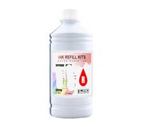PHOVYAFI DTG 1000 ML d'encre d'encre Encre Compatible avec i3200 DX5 DX6 DX7 4050 6090 Tête d'impression Compatible avec L800 1390 R1900 R2000 F2000 F2100(Red)