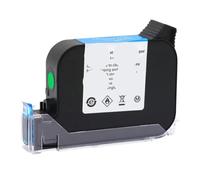 PHOVYAFI Imprimante à Jet d'encre Thermique Portable JS12 JS12M 600DPI 12,7 mm CARTRILLE À L'ENK ECOSOLVENT Compatible(Green)