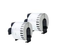 PHOVYAFI Papier Thermique continu DK Tape Capeble avec QL-500 500A 550 560 570 570VM 580N 650TD 710W 62 mm x 30,48m