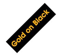 PHOVYAFI Rassette d'étiquette 24 mm D1 Compatible avec 53710 53713 53714 53715 53716 53717 53718 53719 Compatible avec LabelManager 400 450 Ruban d'imprimante(Gold on Black)