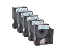 PHOVYAFI Rassette d'étiquette de 12 mm Compatible avec D1 45013 45010 45018 45024 Compatible avec LabelManager 160 280 ColorPop Label Maker 5 / 10pcs(5PK Blue on Clear)