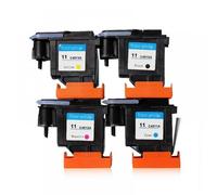 PHOVYAFI Remplacement Compatible de la tête d'impression Compatible avec DesignJet 500 510 100 110 5500PS Modèles C4812A C4813A C4810A C4811A(1SET)