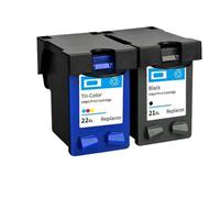 PHOVYAFI Remplacement Compatible en Cartouche d'encre Compatible avec 21 22 21xl 22xl Compatible avec Deskjet F2180 F2280 F4180 F2200 F380(2bk and 1color)