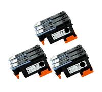PHOVYAFI Remplacement de la tête d'impression Compatible avec 72 72 C9380A C9383A C9384A Compatible avec T770 T790 T1120 T1100 T2300(3SET)
