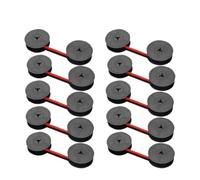 PHOVYAFI Remplacement du Ruban de Machine à écrire GR1 Compatible 10pcs / 20pcs Compatible avec diverses Machines à écrire(Red Black 10pcs)