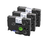 PHOVYAFI Roulette de Tissu 3PCS Compatible avec FA231 FA3 FA3R FAUROLORE Multicolor Fer sur TOLE Compatible avec Les Fabricants d'étiquettes(Blue on White)