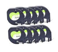 PHOVYAFI Roulette d'étiquette en Plastique Multicolore Compatible avec LT100H LT-100T 12 mm Maker Paper Tape 91331 91201(10pcs)