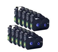 PHOVYAFI Ruban de Machine à écrire à Encre Compatible Compatible avec diverses imprimantes ID M-11C M-1STD M-1PRO MK1000 MK2000 MK1500 MK2500(10pcs)