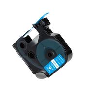 PHOVYAFI Tapis d'étiquette de 10 PCS 12 mm - Compatible avec 18438/18441/18444/18432/18435/1805435/1805243/1805414 Compatible avec 4200/5200 Applicateurs(White on Blue)