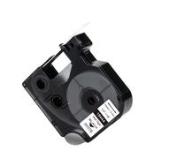 PHOVYAFI Tapis d'étiquette de 10 PCS 12 mm - Compatible avec 18438/18441/18444/18432/18435/1805435/1805243/1805414 Compatible avec 4200/5200 Applicateurs(Black on White)