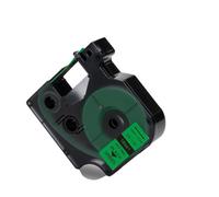 PHOVYAFI Tapis d'étiquette de 10 PCS 12 mm - Compatible avec 18438/18441/18444/18432/18435/1805435/1805243/1805414 Compatible avec 4200/5200 Applicateurs(Black on Green)