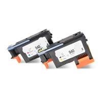 PHOVYAFI Tête d'impression Compatible Compatible avec Les imprimantes à Jet d'encre OfficeJet Pro 8000 8500 8500A Black Yellow C4900A Blue Red C4901A(1Set)
