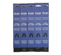 PHP Lot de 10 bandes abrasives imperméables en tissu pour plombier Grain 180 pour cuivre