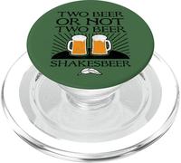 Phrase Amusante « Two Beer Or Not Two Beer Shakesbeer » PopSockets PopGrip pour MagSafe