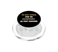 Phrase culte sur Un malentendu ca Peut Marcher Humour Film PopSockets PopGrip pour MagSafe