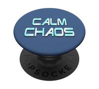 Phrase du Chaos Calme PopSockets PopGrip Adhésif