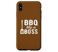 Phrase d'un passionné de grillades BBQ Like a Boss Coque pour iPhone XS Max