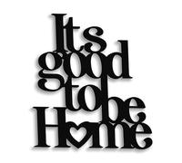 Phrase en bois à accrocher au mur It's good to be Home Décoration murale d'amour pour décorer les murs de la maison, salon, chambre