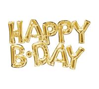 Phrase: 'Happy BDAY' Gold
