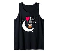 Phrase Latine Carpe Noctem Lune Étoiles Hibou Carpe Noctem Débardeur