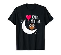 Phrase Latine Carpe Noctem Lune Étoiles Hibou Carpe Noctem T-Shirt