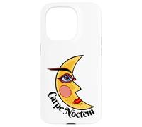 Phrase Latine Carpe Noctem Nocturne Lune Sexy Halloween Coque pour iPhone 15 Pro