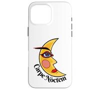 Phrase Latine Carpe Noctem Nocturne Lune Sexy Halloween Coque pour iPhone 16 Pro Max