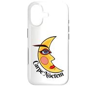 Phrase Latine Carpe Noctem Nocturne Lune Sexy Halloween Coque pour iPhone 17