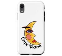Phrase Latine Carpe Noctem Nocturne Lune Sexy Halloween Coque pour iPhone XR