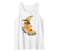 Phrase Latine Carpe Noctem Nocturne Lune Sexy Halloween Débardeur