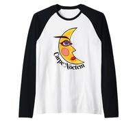 Phrase Latine Carpe Noctem Nocturne Lune Sexy Halloween Manche Raglan