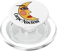 Phrase Latine Carpe Noctem Nocturne Lune Sexy Halloween PopSockets PopGrip pour MagSafe