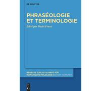 Phraséologie Et Terminologie