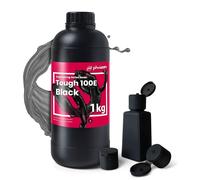 Phrozen Tough 100E Résine d'impression 3D | Engineering Resin Photopolymère UV 405nm pour Imprimantes LCD | Résistance aux chocs avec rigidité modérée - Noir (1kg)