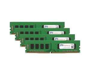 PHS-memory 128Go (4x32GB) Kit RAM mémoire Compatible avec ASUS Sabertooth Z170 Mark 1 DDR4 UDIMM 2400MHz PC4-19200U