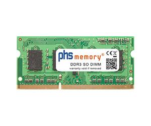 PHS-memory 2Go RAM mémoire Compatible avec ASUS Eee PC 1015PEM-RED067S DDR3 So DIMM 1333MHz PC3-10600S