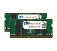 PHS-memory 64Go (2x32Go) Kit RAM mémoire Compatible avec Apple iMac Core i5 2.3GHz 21.5-Zoll (4K, Mid 2017) DDR4 So DIMM 2400MHz PC4-19200S