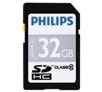 Philips Carte SDHC Ultra Speed 32 Go UHS-I U1 V10 – Lecture jusqu'à 80MB/s – Full HD