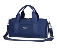 PHSYNI Sac De Sport et de Voyge pour Femmes et Enfants,avec Compartiment À Chaussures Et Poche Imperméable,pour Les Voyages, La Danse, Sportives,Entraînement,Nager (La Marine,16 Pouces /40cm)