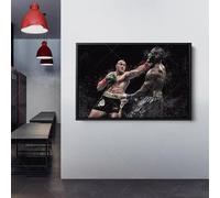 phtnmaihw Peinture sur toile Affiche Tyson Fury Deontay Wilder affiches peinture 58x78cm Sans cadre
