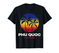 PHU QUOC Vietnam Beach Retro Style années 80 T-Shirt