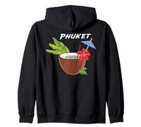 Phuket Cocktail à la Plage Noix de Coco Koh Samui Thaïlande Sweat à Capuche